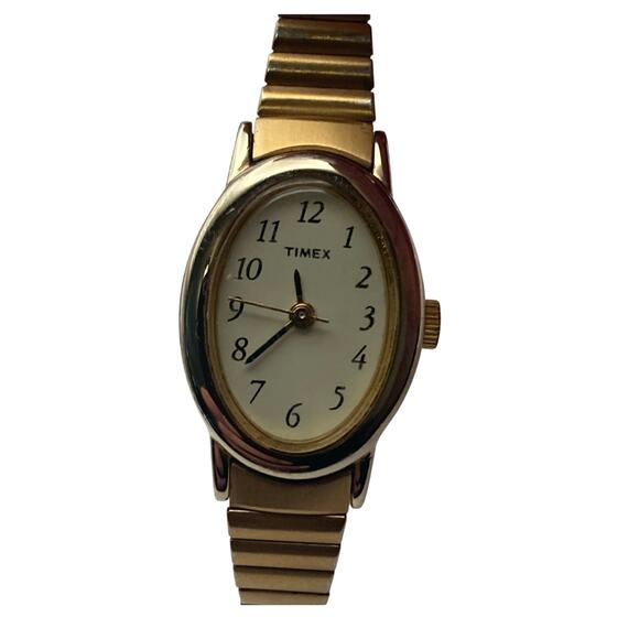 Classic Timeless Timex Women's Quartz Watch 18mm - New Battery - Expansion Band - Picture 2 of 6